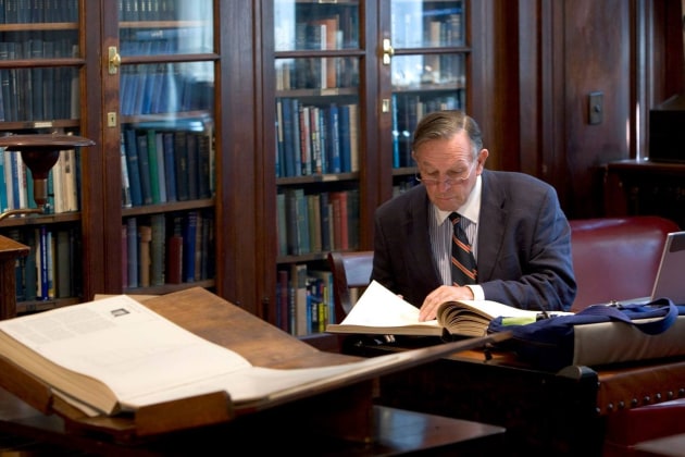 Bob Fisher at work. Photo Facebook.