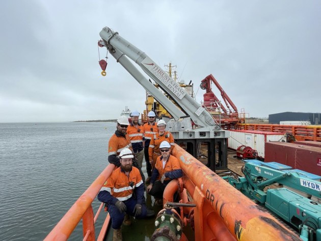 Thrust Maritime personnel. 

Credit: Thrust Maritime