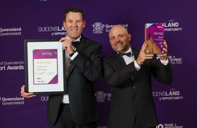 The Queensland government is searching for the state&rsquo;s top exporters, with applications now open for the 2026 Premier of Queensland Export Awards. Bundaberg-based Marquis Macadamias won last year&rsquo;s award for Agribusiness, Food and Beverage.
Source: Marquis Macadamias