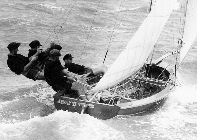 1956 JJ Giltinan world champion Jenny VI, skippered by Norman Wright Jr.