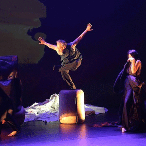 L-R: Yuan-Li Wang, Xiao Xiong Zhang, Rebecca Jones and Aidan Munn.  Photo: Tony Lewis.