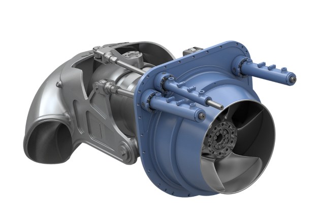 Kongsberg Maritime’s Kamewa waterjet module.

Credit: Kongsberg Maritime