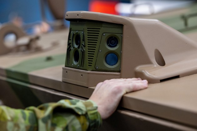Cameras on the Redback infantry fighting vehicle, the capability which the Australian National Audit Office has found Defence&rsquo;s procurement of was only partly effective.

Credit: Defence