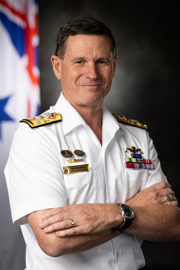 Chief of Navy, Vice Admiral Mark Hammond.

Credit: Defence