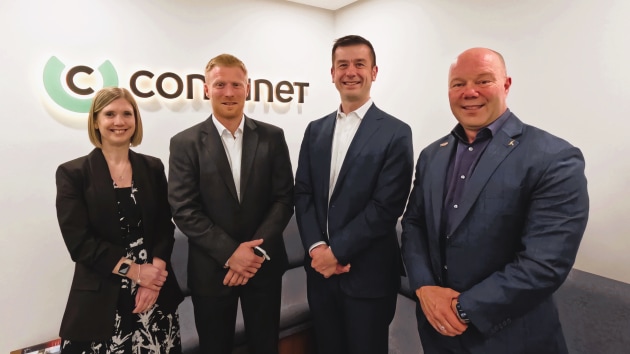 Consunet Team 2 – L-R, Shane Reschke, Emma Crosby, Kuba Kabacinski, Peter Freak.

Credit: DTC