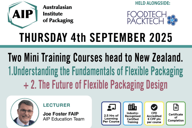 Flexible packaging training courses set for New Zealand at Foodtech Packtech