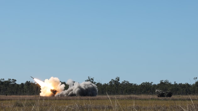 Australian Army soldiers fire a HIMARS during a live-fire training activity in Shoalwater Bay.

Credit: Defence