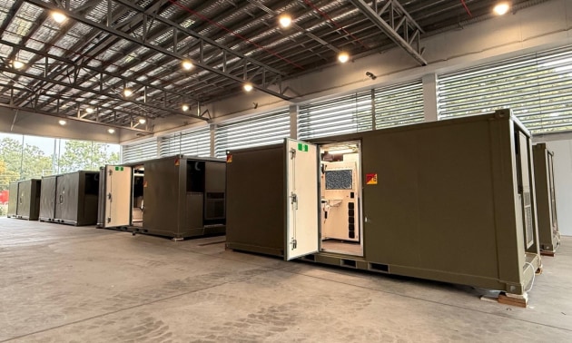 Global Defence Solutions (GDS) has delivered the final two deployable container systems to Thomas Global Systems for the M1A2 Abrams Immersive Tactical Trainers.

Credit: Global Defence Solutions