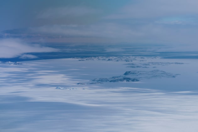 Cloud cover over the ice an aerial delivery of cargo via C-17A Globemaster III to Casey Station, Antarctica, as part of a resupply to the Australian Antarctic Division.

Credit: Defence / CPL Andrew Sleeman