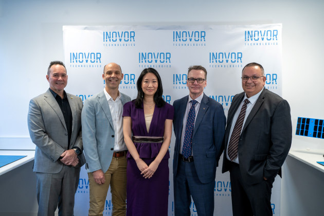 Defence and Defence industry partners attend an event at Inovor Technologies in Adelaide to announce a space innovation, science and technology agreement with Optus, 14 July, 2025.

Credit: Defence