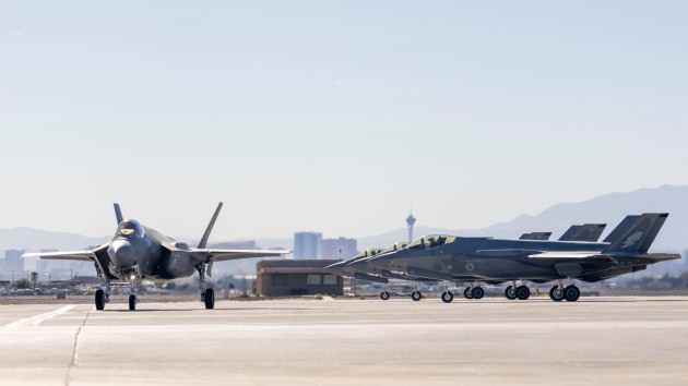 RAAF F-35As conducting a sortie during Exercise Red Flag 26-1 at Nellis Air Force Base.

Credit: Defence