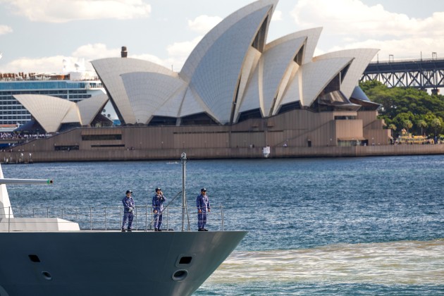 The Government has taken a step towards delivering a larger and more lethal surface combatant fleet with contracts now signed for Australia&rsquo;s first three general purpose frigates.

Credit: LSIS Ernesto Sanchez Jr / Defence