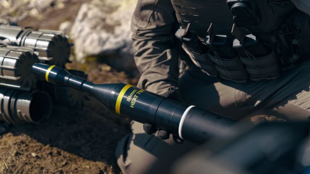 Saab has launched its new anti-tank ammunition round for the Carl-Gustaf weapon during a live firing customer demonstration in May at Karlskoga, Sweden.

Credit: Saab