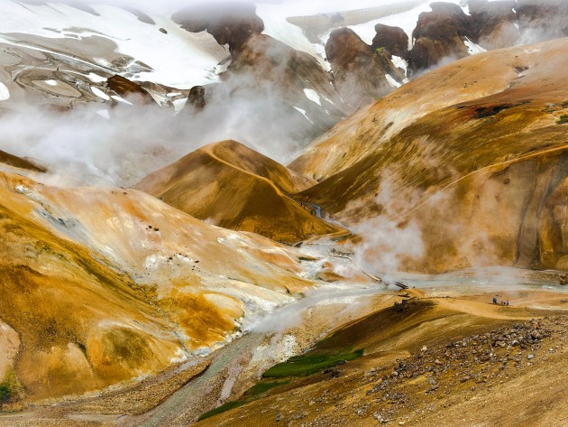Sharon Goepferich, United States, Second Place - Landscape. Whispers in the Rift, Kerlingarfjoll Geothermal Park, Iceland. Shot on iPhone 14 Pro Max.