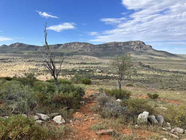 Rawnsley Park Station from Alison Saddle.