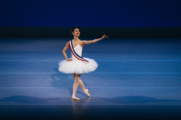 Flames of Paris &ndash; pas de deux (Vasily Vainonen). Yuumi Yamada, The Australian Ballet. Photo: Kate Longley.