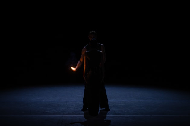 Morpheus&rsquo; Dream (Marco Goecke). Mio Bayly and Matthew Paten, The Australian Ballet. Photo: Kate Longley.