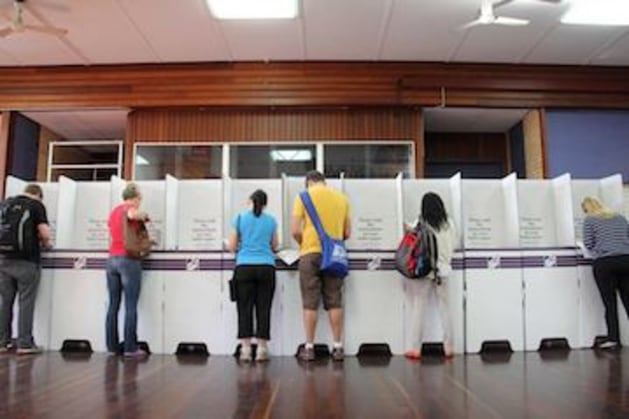 Voters at the last federal election.