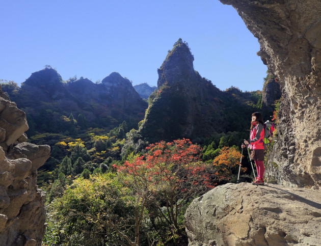 A stunning view on the Kunisaki Long-Trail.