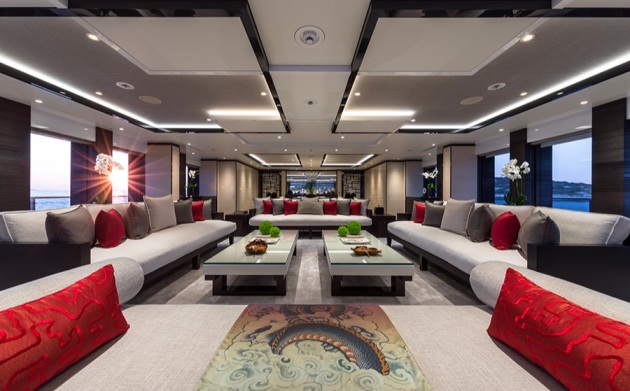 Alia Yachts 60m superyacht Samurai interior