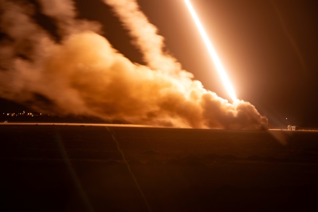 A Guided Multiple Launch Rocket System (GMLRS) rocket.

Credit: Sgt. Jamie Robinson / US Defense
