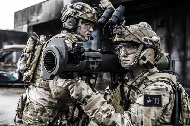Saab Carl-Gustaf M4 weapon.

Credit: Saab