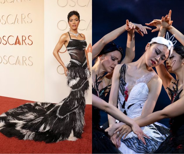 Teyana Taylor. Photo by Getty Images. West Australian Ballet
Kiki Saito as Odette with Carina Roberts, Claire Voss, Mayume Noguromi and Candice Adea in Swan Lake. Photo: Bradbury Photography.