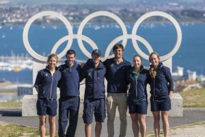 The Australian Olympic Sailing Team at Weymouth. Image courtesy Beau Outteridge.