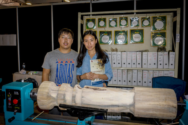 New to the show scene were Ayao Pty Ltd with a range of lathes, chucks, chisels, bandsaw blades and vices.