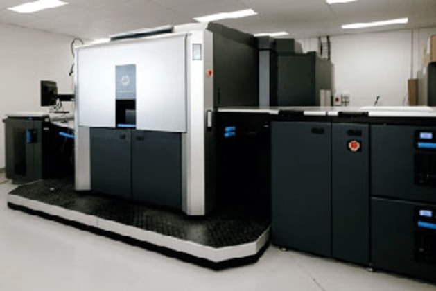 The mighty HP Indigo 10000 at CMYKhub was supplied by Currie Group.