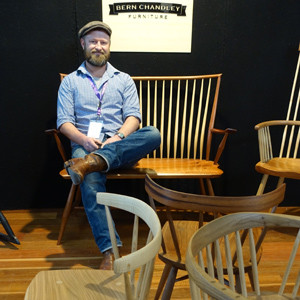 Bern Chandley, Bern Chandley Furniture, Vic, maker of Windsor chairs and bespoke furniture
