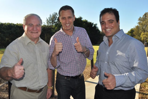Action board; Keith Ferrell, Kelvin Gage and Shadi Taleb are determined to reinvigorate Dscoop Australia