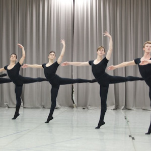 From left:  Drew Hedditch, Yuji Shimizu, Simon Plant, Marcus Morelli, Liam Fien, Cameron McCormack in the Finale.  Photo: Sergey Konstantinov.