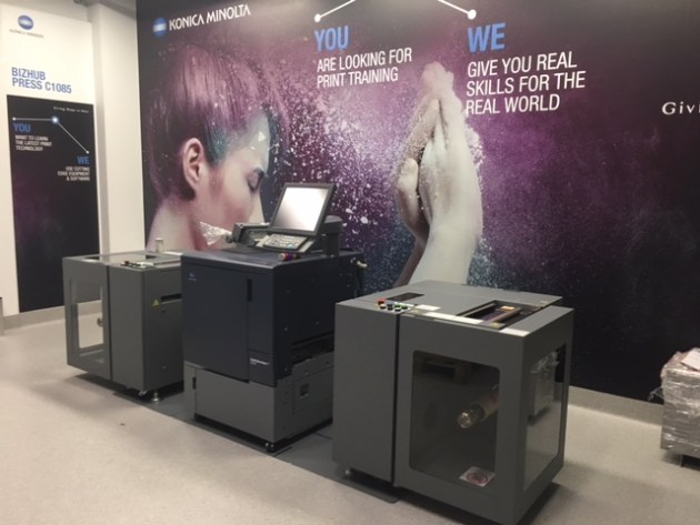 The fifth Accurio Label C71cf digital label press in Australia, installed at Holmesglen TAFE.