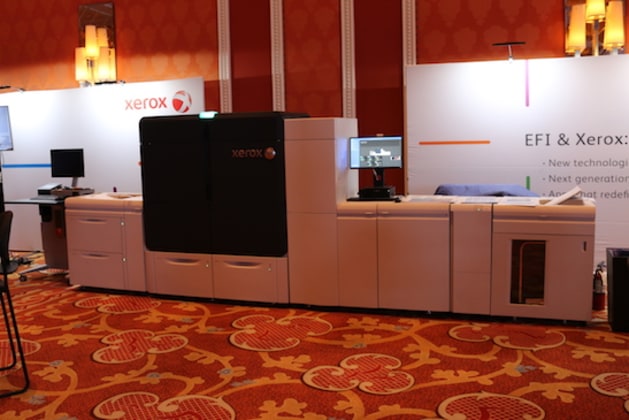 Xerox's yet-unnamed equivalent to the Fuji Xerox Iridesse digital press.