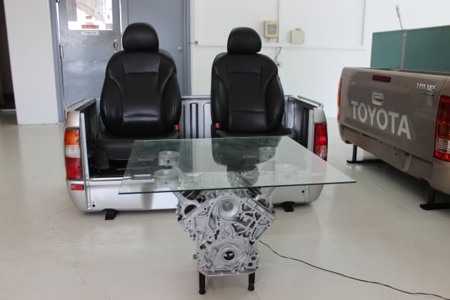 It's not all taking things apart, there's a creative soul at work in Smithfield.