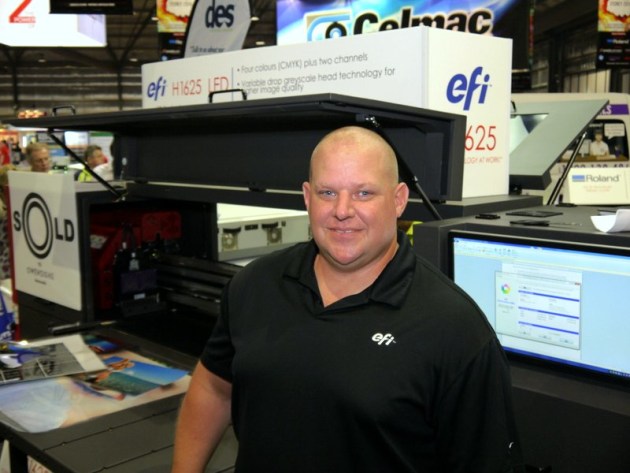 Sold - Scott Wood from EFI USA with the H1625LED heading for Newcastle