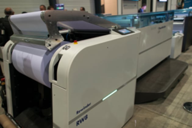 Hunkeler launched the first of its POPP8 modules, with this RW8 Rewinder that runs at 305mpm.