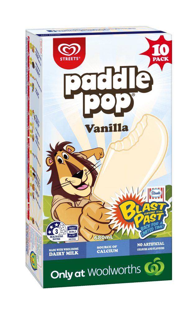 Streets Pulls Out A Paddle Pop Throwback Food Drink Business