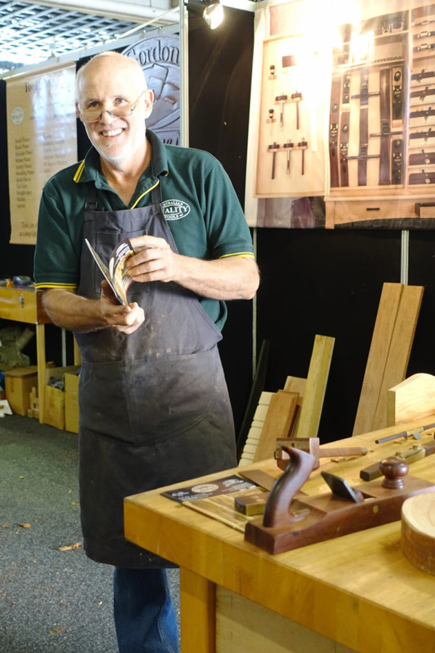 Another photo of Terry Gordon, HNT Gordon planemakers.