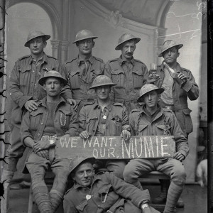 Remember me: the lost diggers of Vignacourt 
A group of soldiers from the 2nd Division, 1918.Photograph by Louis Thuillier

Courtesy Kerry Stokes Collection, the Louis and Antoinette Thuillier Collection

AWM P10550.140
