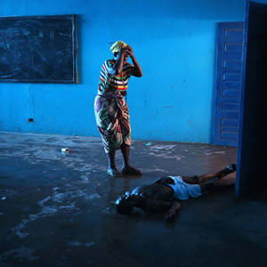 Overall winner of the 2015 award was US photographer John Moore for his work on the ebola crisis in West Africa. © John Moore/Getty Images, US, Winner, Current Affairs, Professional Competition, 2015 Sony World Photography Awards.