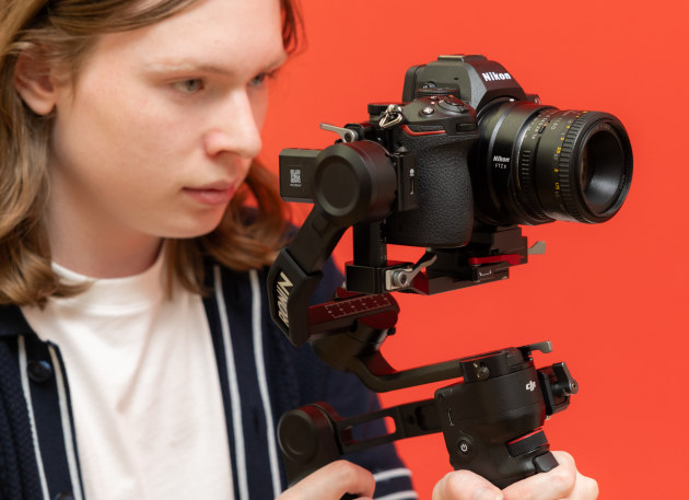 Gimbals can be a slight nuisance to set up initially, but you can create interesting camera movements without needing rails or cranes. Photo: Tim Levy