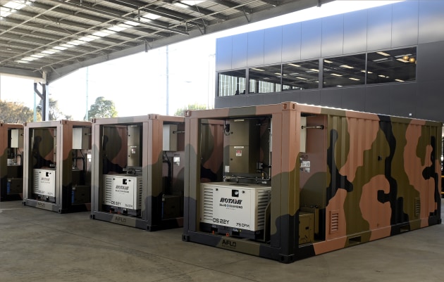 A-FLO Equipment Defence Tanks.

Credit: A-FLO Equipment