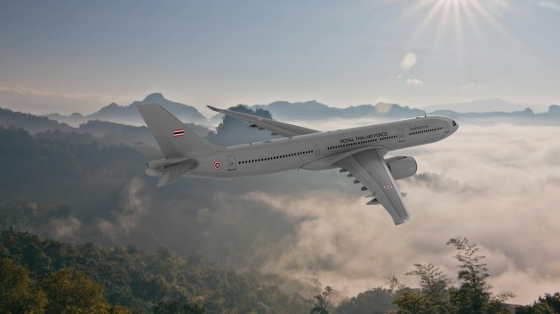 A330 MRTT+ Royal Thai Air Force Artist view (3D Render).

Credit: Airbus