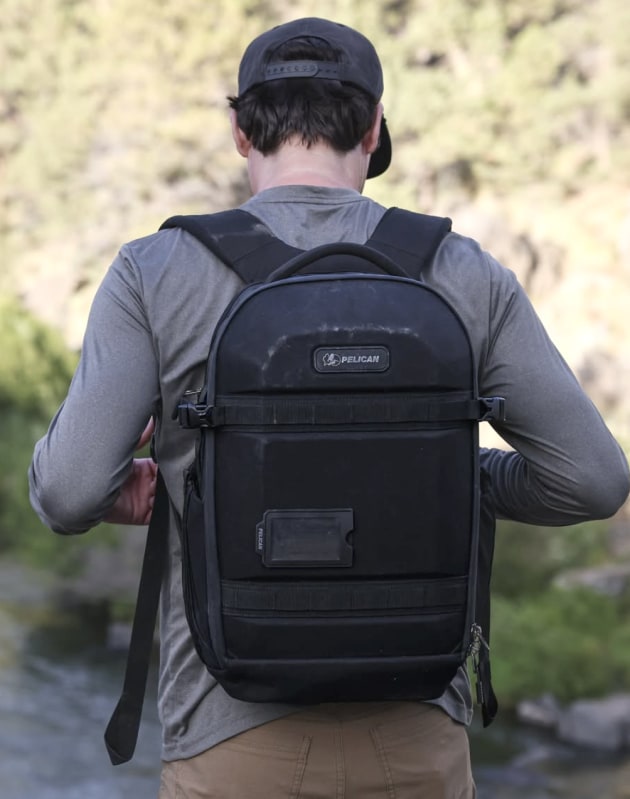 The Aegis backpack comes in medium and large sizes.