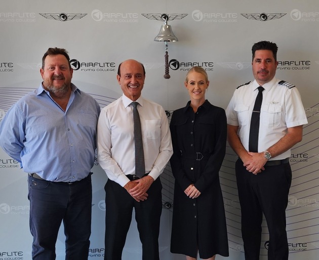 Airflite Management Team, Winner of the Flight Training School of the Year Award