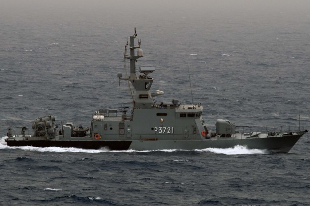 Um Al Maradim La Combattante-class missile-attack-craft Al Fahaheel (P3721) of the Kuwait Naval Force in May 2013. 

Credit: US Navy