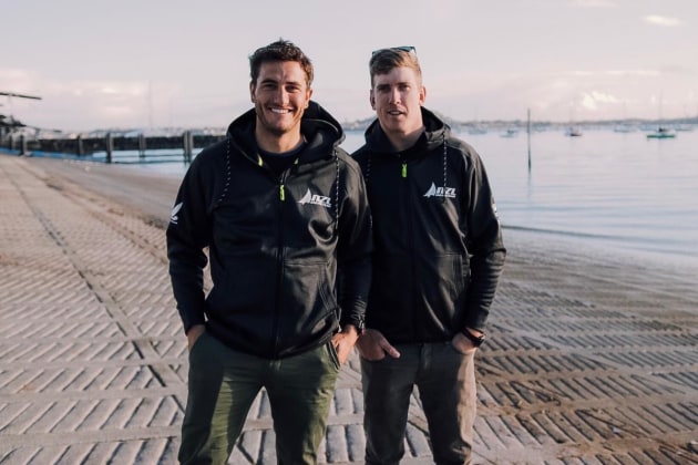Tuke, left, and Burling today confirmed their intention to try to win Olympic gold at Tokyo 2020 as well as help Emirates Team New Zealand defend the America's Cup in 2021.