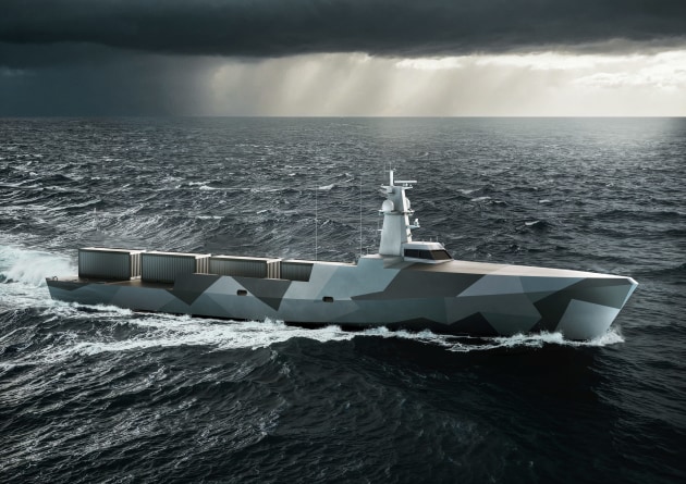 A rendition of Austal's Vantage 55. 

Credit: Austal